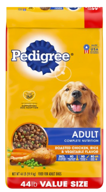Pedigree food bag.
